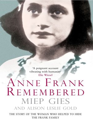 cover image of Anne Frank Remembered